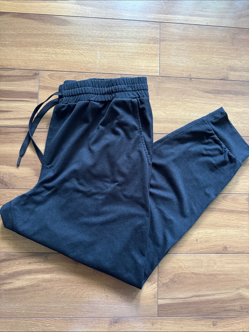 Quince Black Jogger Pants L